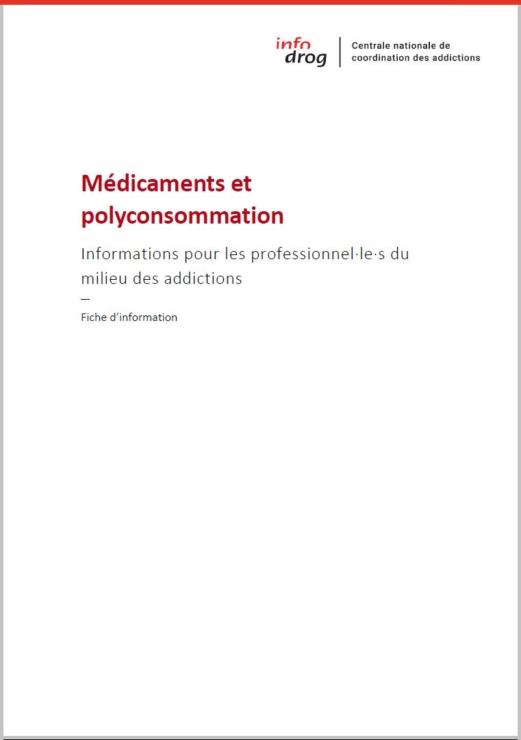 Consommation de médicaments et mixte – fiche d'information pour les professionnel·le·s