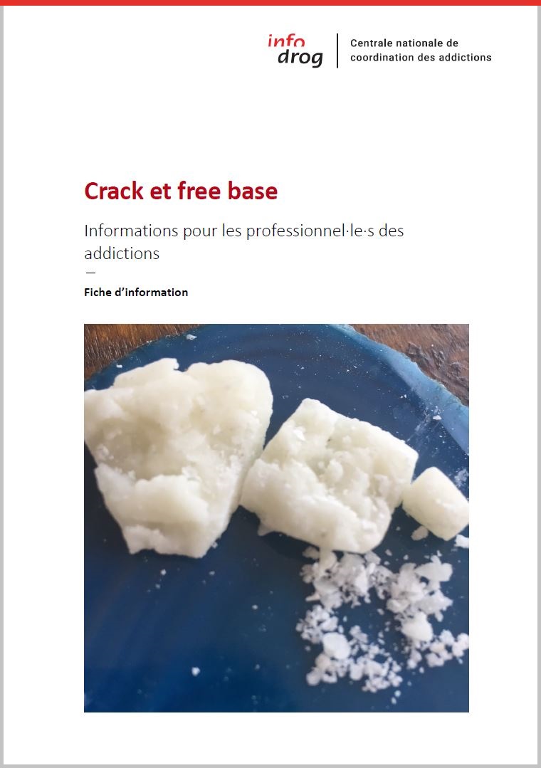 Crack et free base – fiche d’information pour les professionnel·le·s des addictions